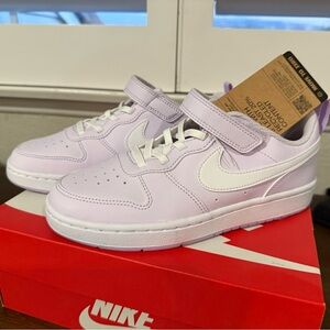 Nike Kids' Light Purple and White Sneakers